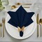 Navy Blue Cloth Napkins (12 Pack, 20x20 Inches), Ideal Dinner Napkins for Party, Wedding and Lunch/Dinner